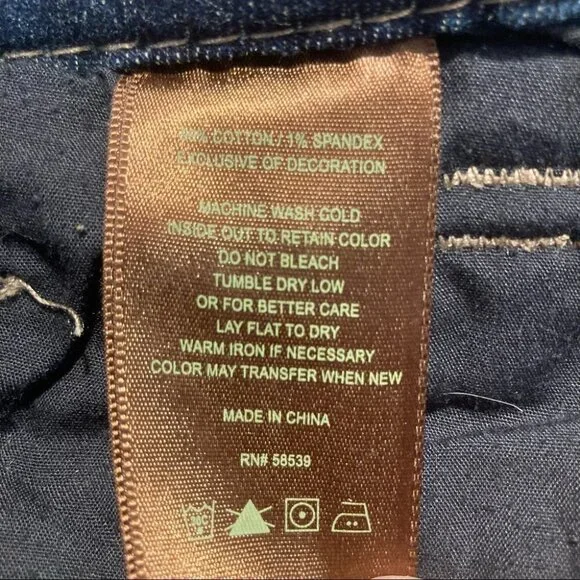 KUT FROM THE KLOTH Sz 12 So Low Straight Leg Jeans - Picture 8 of 14